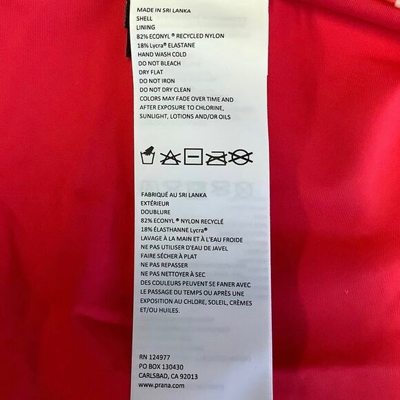 prAna Size Medium Tropics Elina Swim Reversible Bikini Bottom Swimsuit P1-10 - Picture 8 of 10